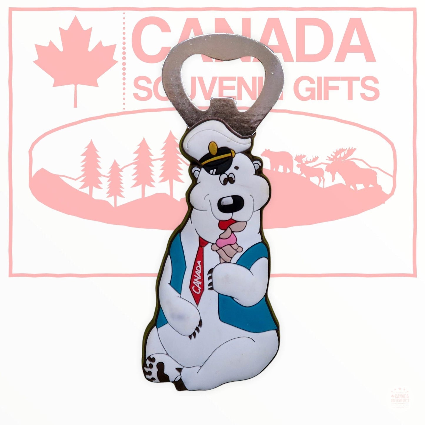 Bear The Capitan Fridge Magnet Bottle Opener