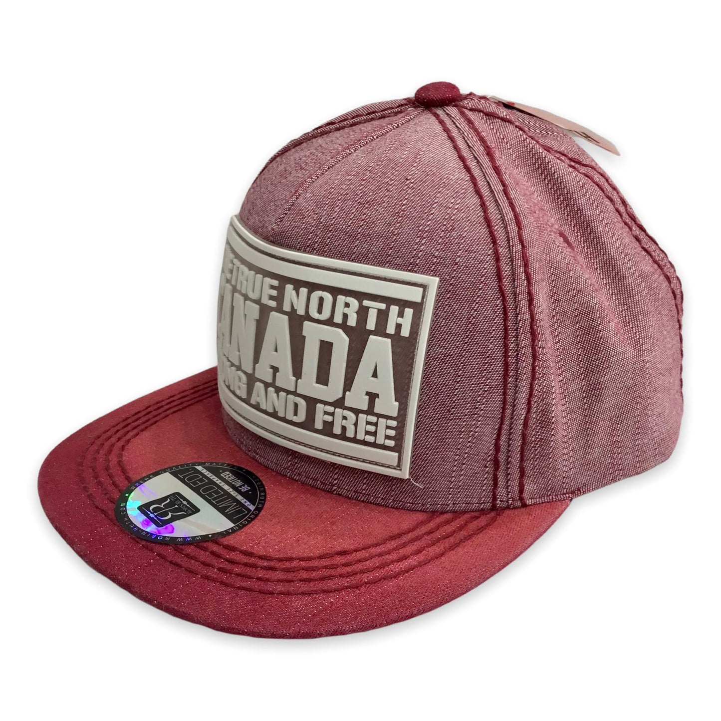 Casquette de baseball Canada The True North, chapeau réglable solide et gratuit