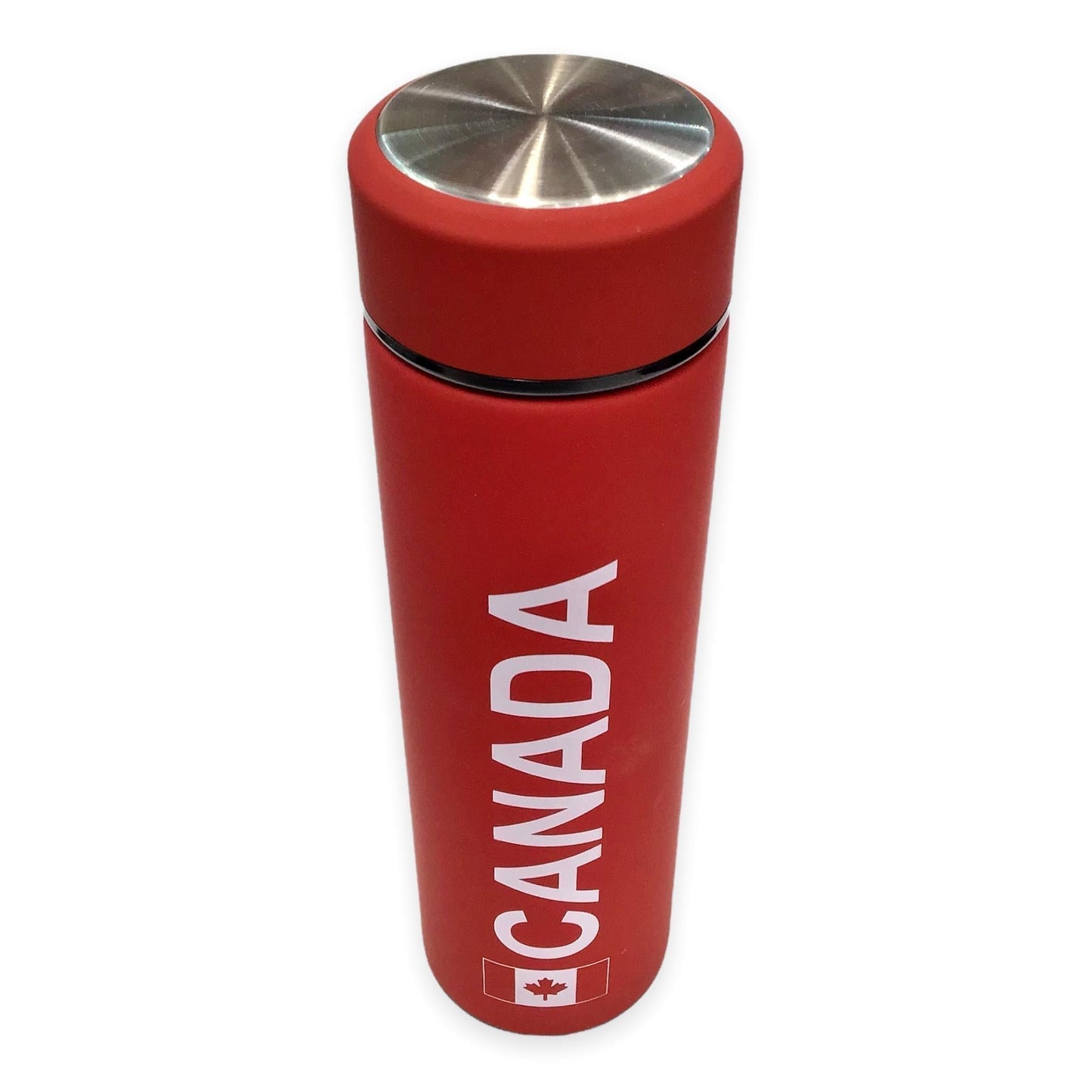 Canada Red Matt Water Bottle