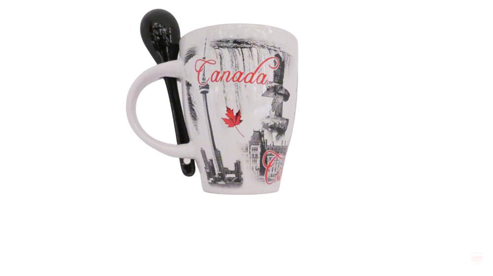 Canada Vintage Great Canadian Landmark Ceramic Coffee Mug