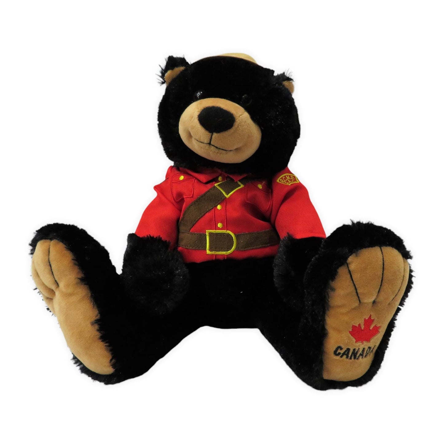 Canadian RCMP Big Foot Black Bear Plush