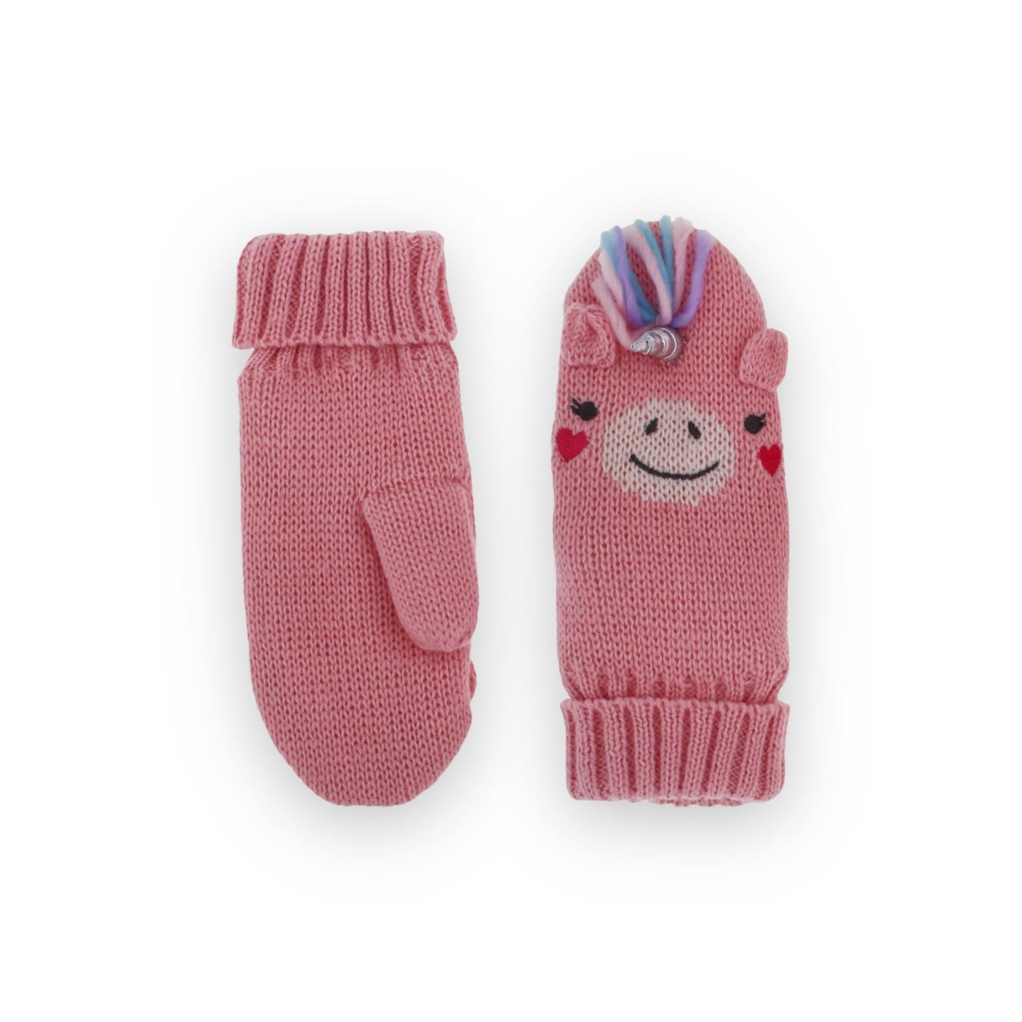 Girls Critter Fleece Lined Mittens Kids 4-6x