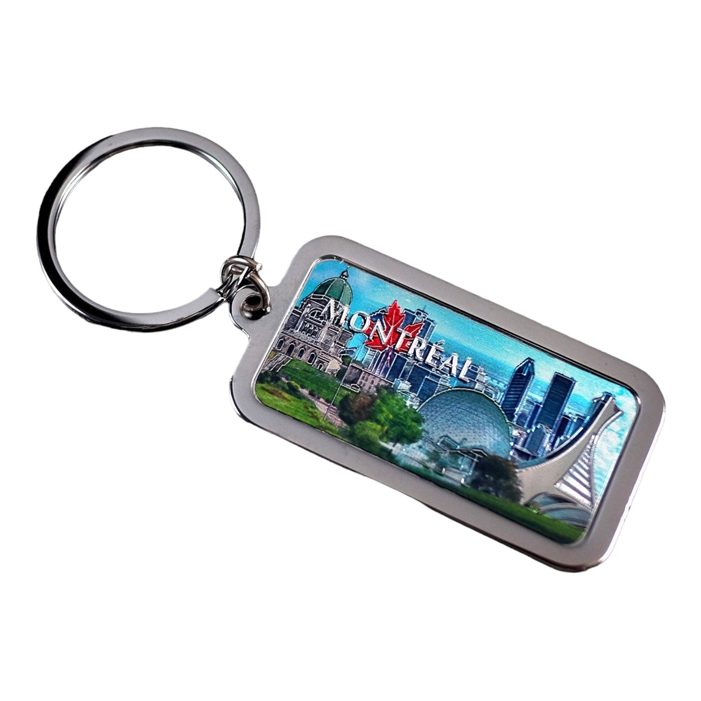 Keychain - Montreal Landmark Scene Porte Clé
