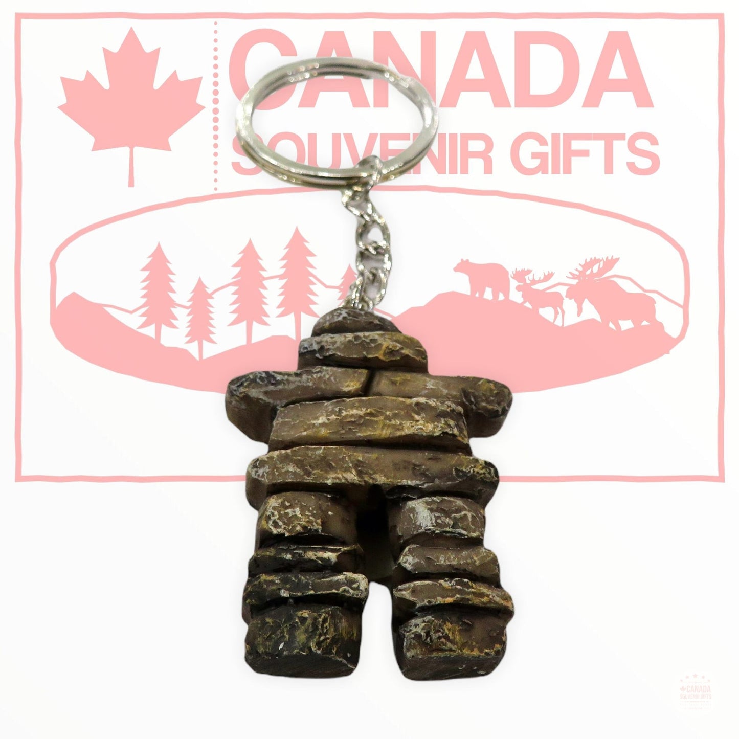 Keychain Inukshuk Key Ring Souvenir