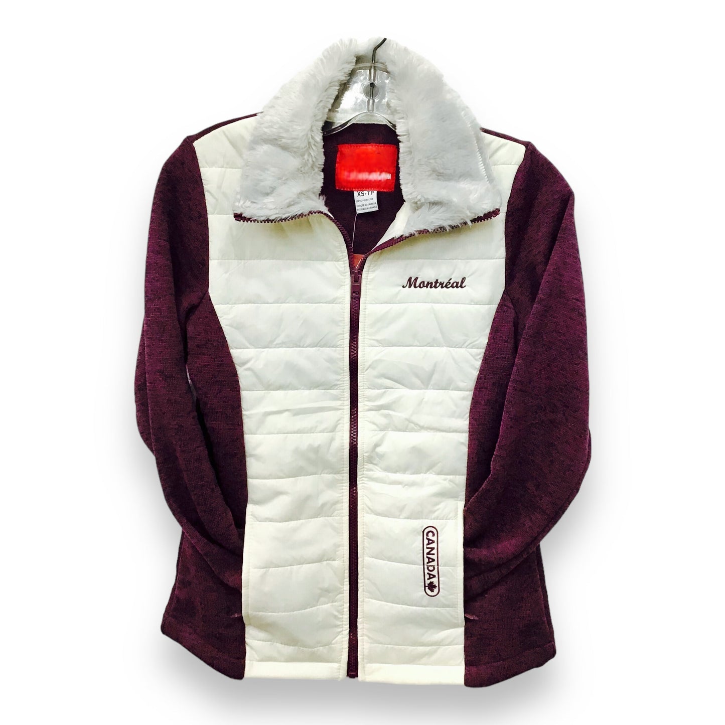 Montreal Ladies Jacket with Faux Fur Collar