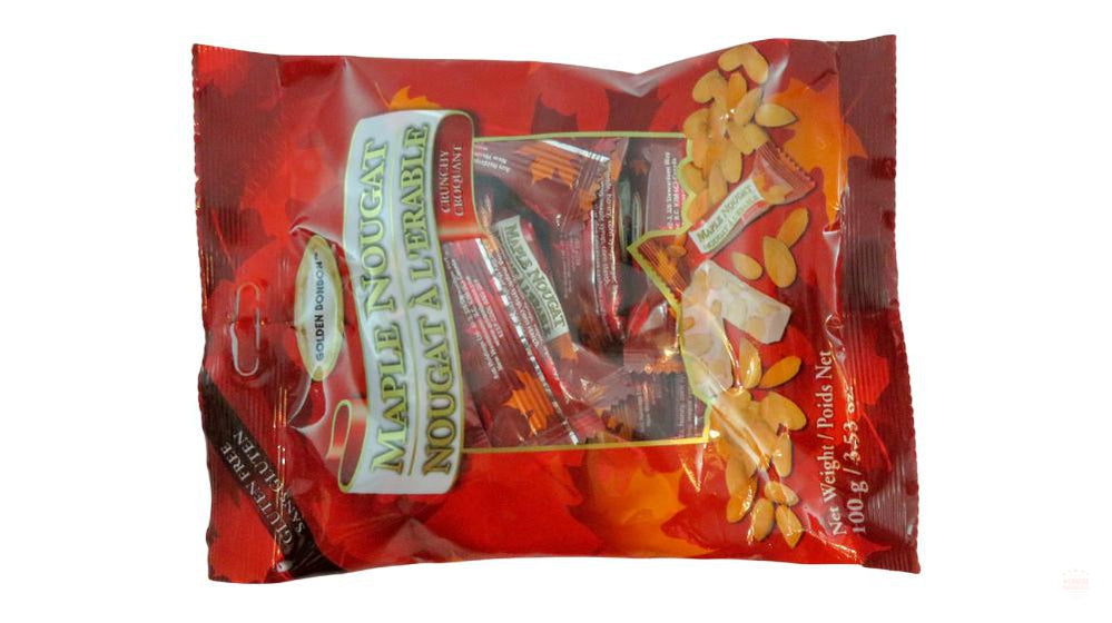 Maple Nougat - Crunchy 100 g by Canada True Maple Syrup Almond Nougat