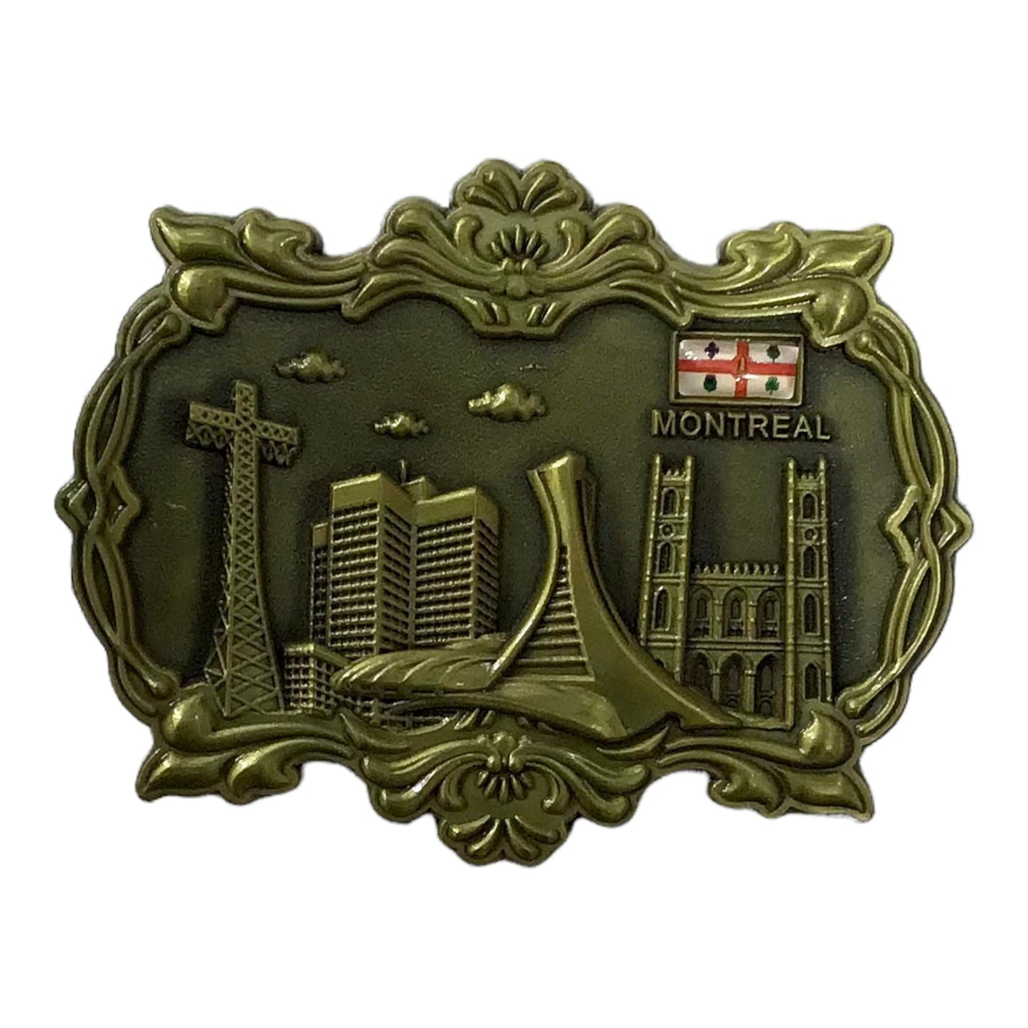 Metal Magnet Montreal Vintage Aimants SouvenirMetal Magnet Montreal Vintage Aimants Souvenir