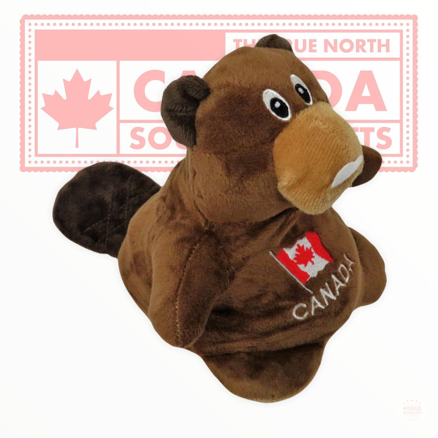 Stuffed Animal Moose and Beaver - 2 in 1 Canadian Plush Toy