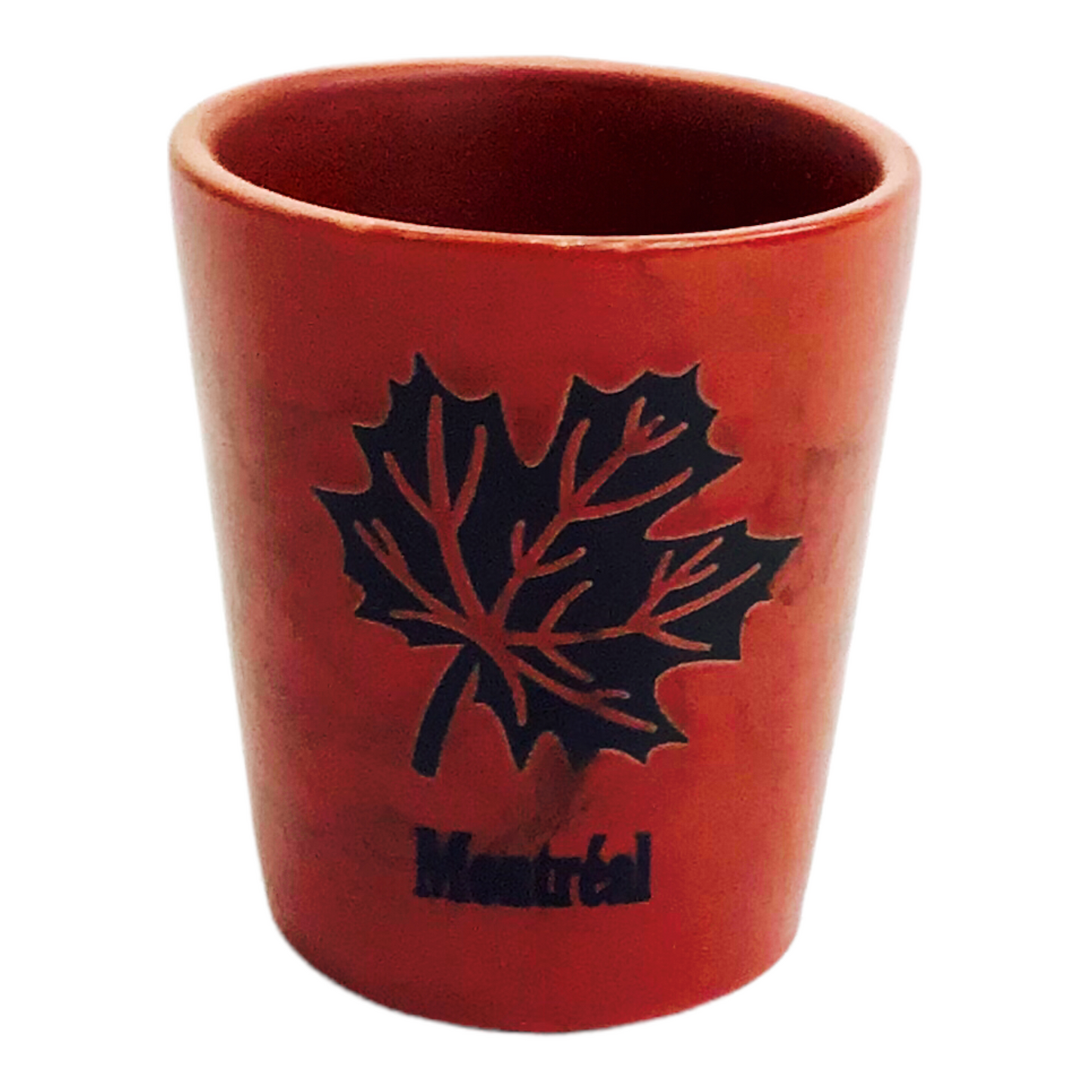 Montréal Maple Leaf Print Whiskey Liquors Shooter Glass