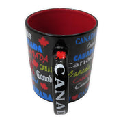 13 Oz Ceramic Montreal and Canada Mugs with Glitter Themed Design Coffee Mug