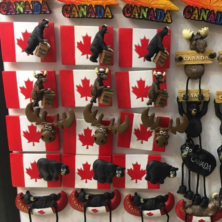 Canadian Flag Ornaments Magnets