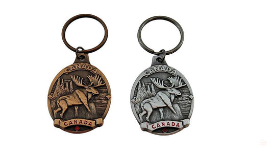 2pc Canada Moose Keychain