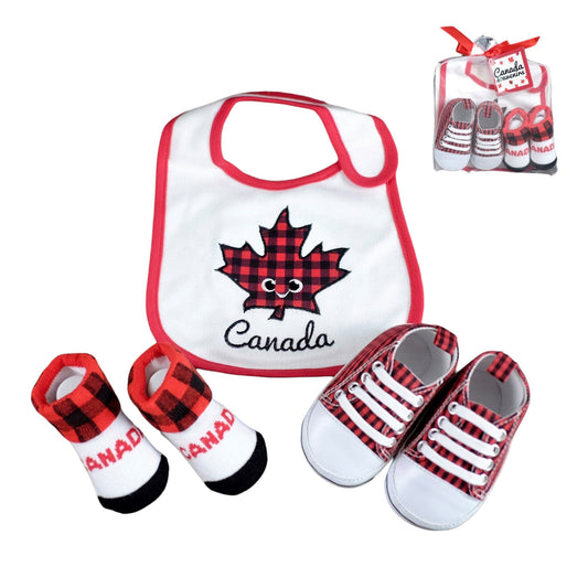 PACK CADEAU BÉBÉ - CHAUSSETTES BAVOIRS CANADA