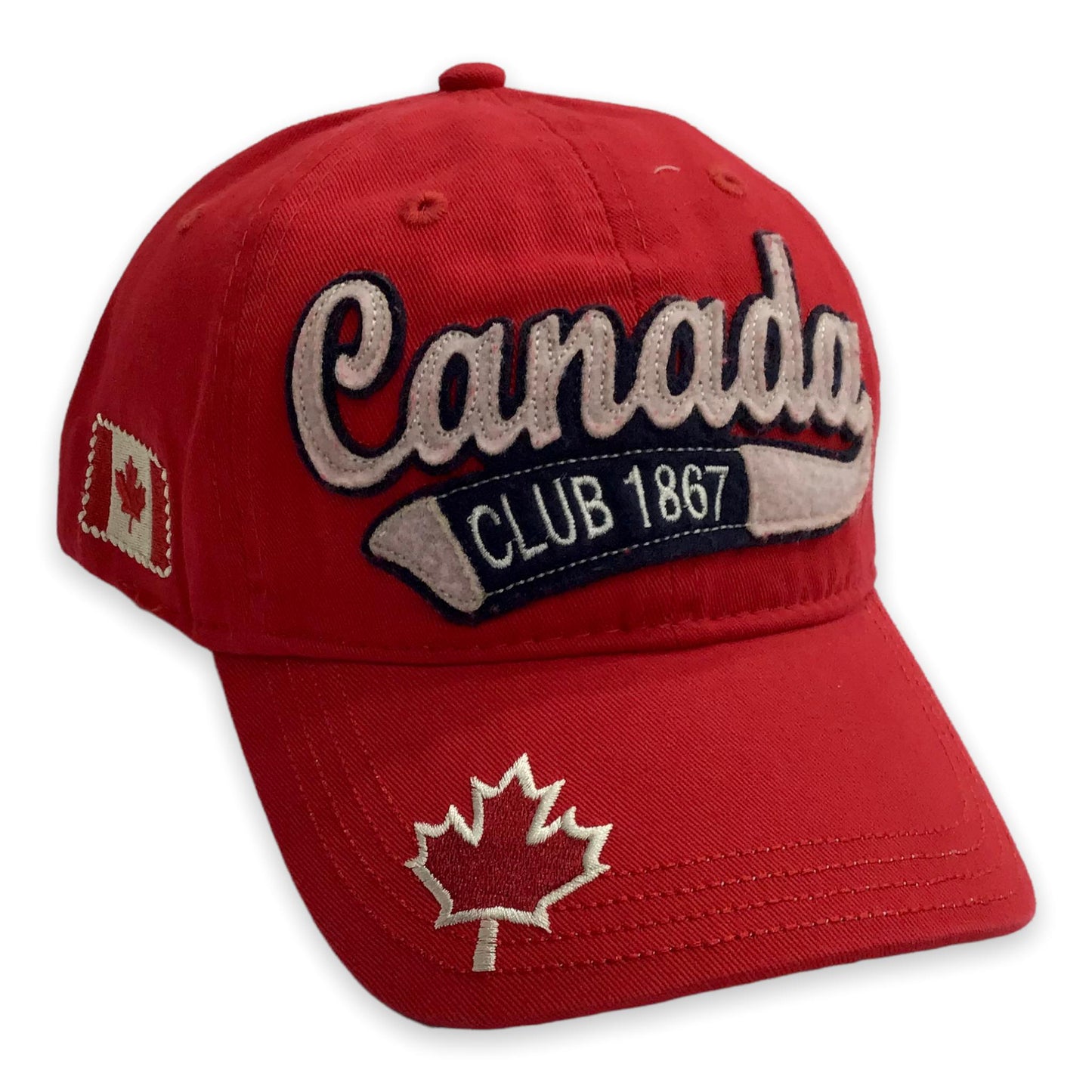 Casquette de baseball Canada Club 1867 Chapeau réglable gratuit