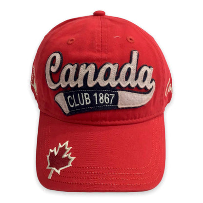 Baseball Cap Canada Club 1867 Free Adjustable Hat