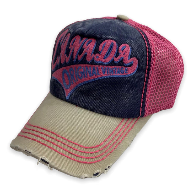 Baseball Cap Canada Original Vintage Free Adjustable Mesh Hat