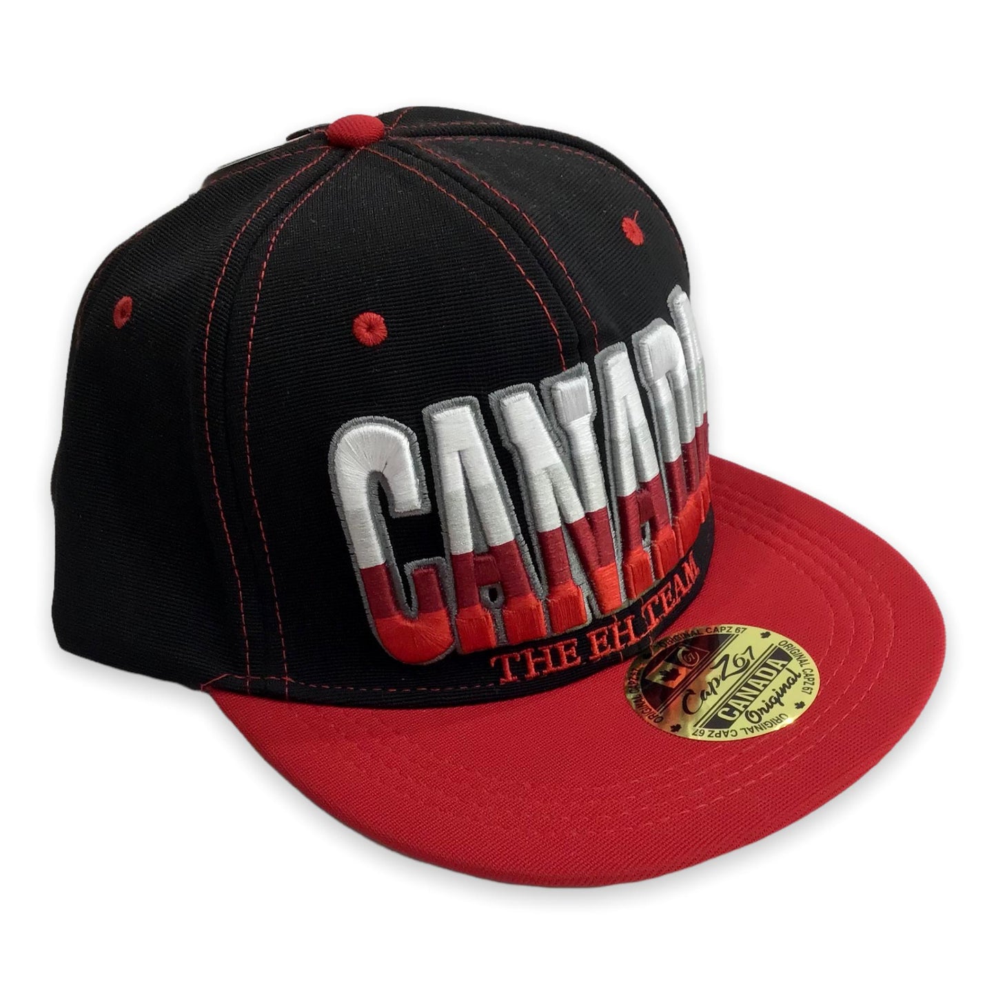 Baseball Cap - Canada The Eh Team Red and Black Hat