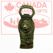 Bottle Opener - Bear 3D Solid Metal Bottle Opener - Canadian Souvenir