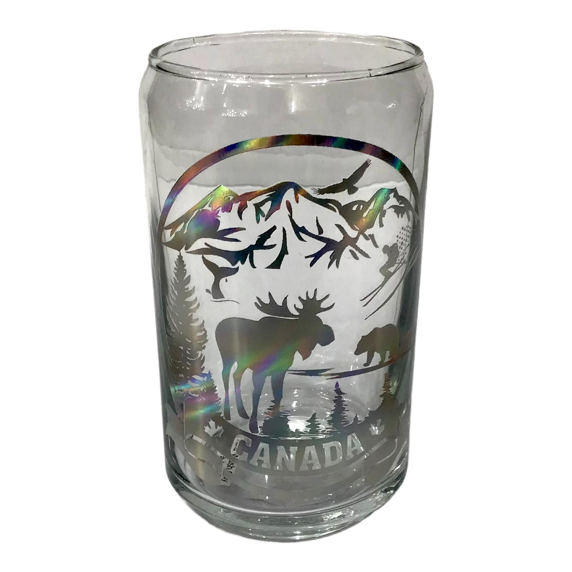 Canada Beer Glass Mug W/moose 250 Ml