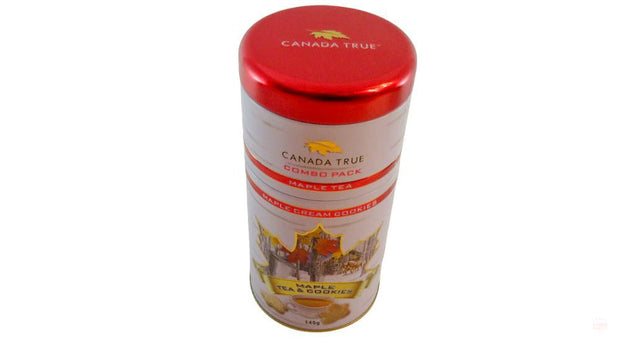 Canada True Combo Pack - Maple Black Tea 10 Teabags And 8 Maple Cream Cookies