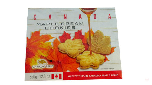 Biscuits à la crème d'érable véritable du Canada - 24 biscuits par paquet