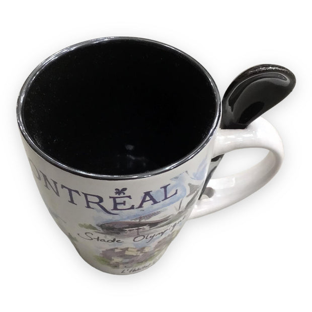 Coffee Mug Montreal Scenic W/ Spoon - Tea Cup W/ Matching Box
