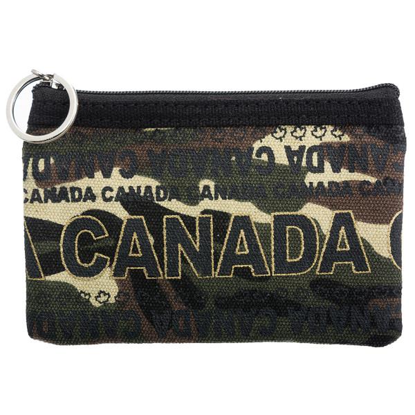 Camo RR Canada Change Purse