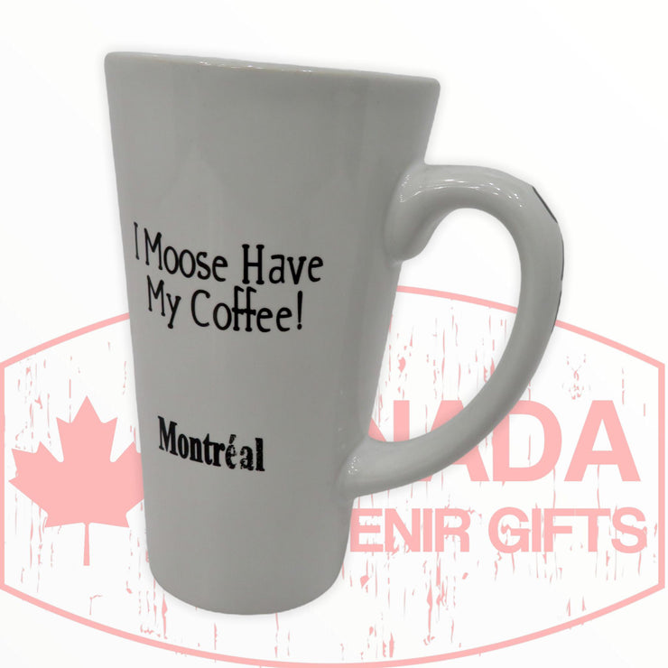 Canada 3D I Moose Have My Coffee Mug w/ Montreal Name Drop Milk Cup / Mug 14oz