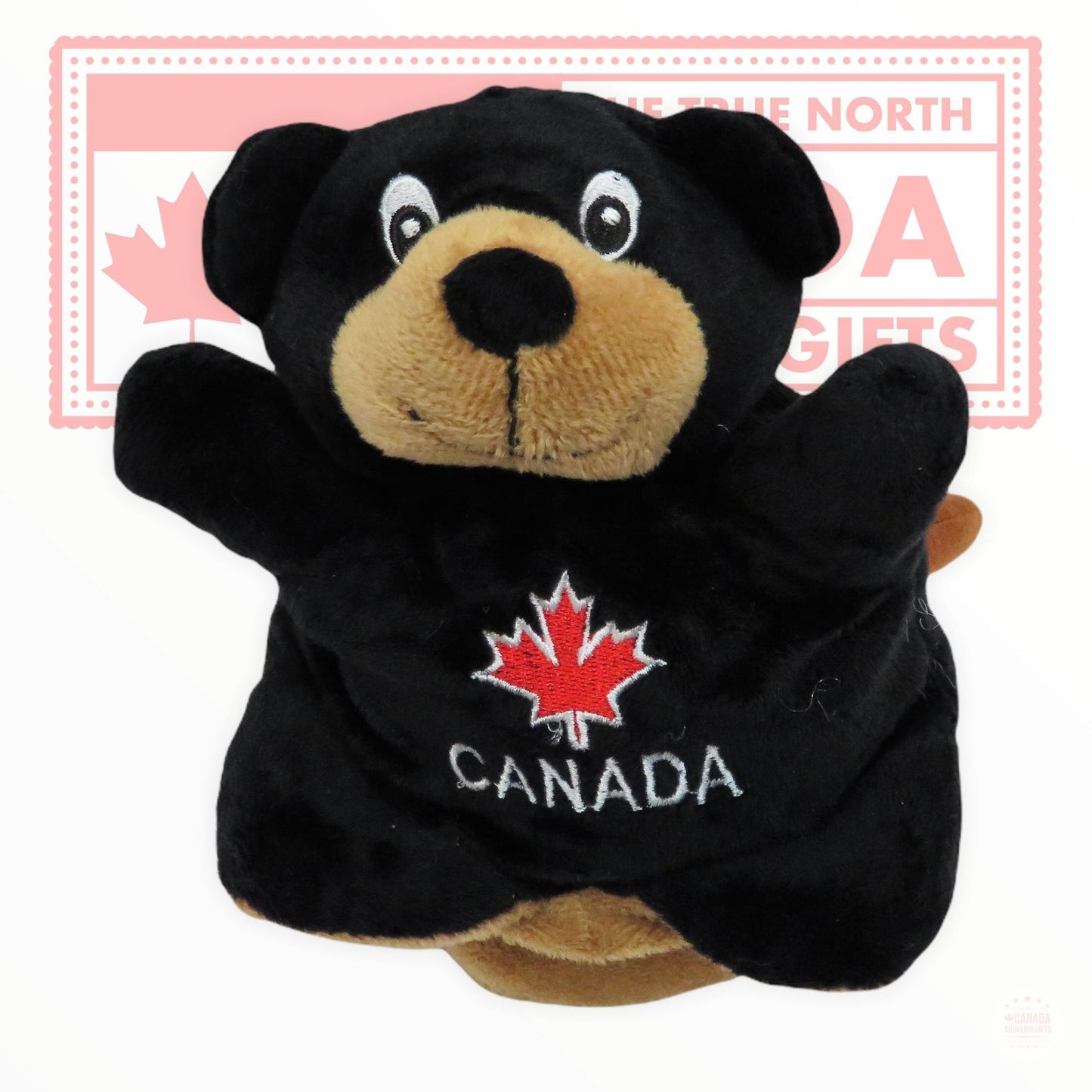 Canada Beaver and Bear Stuffed Animal - 2 in 1 Plush Toy 