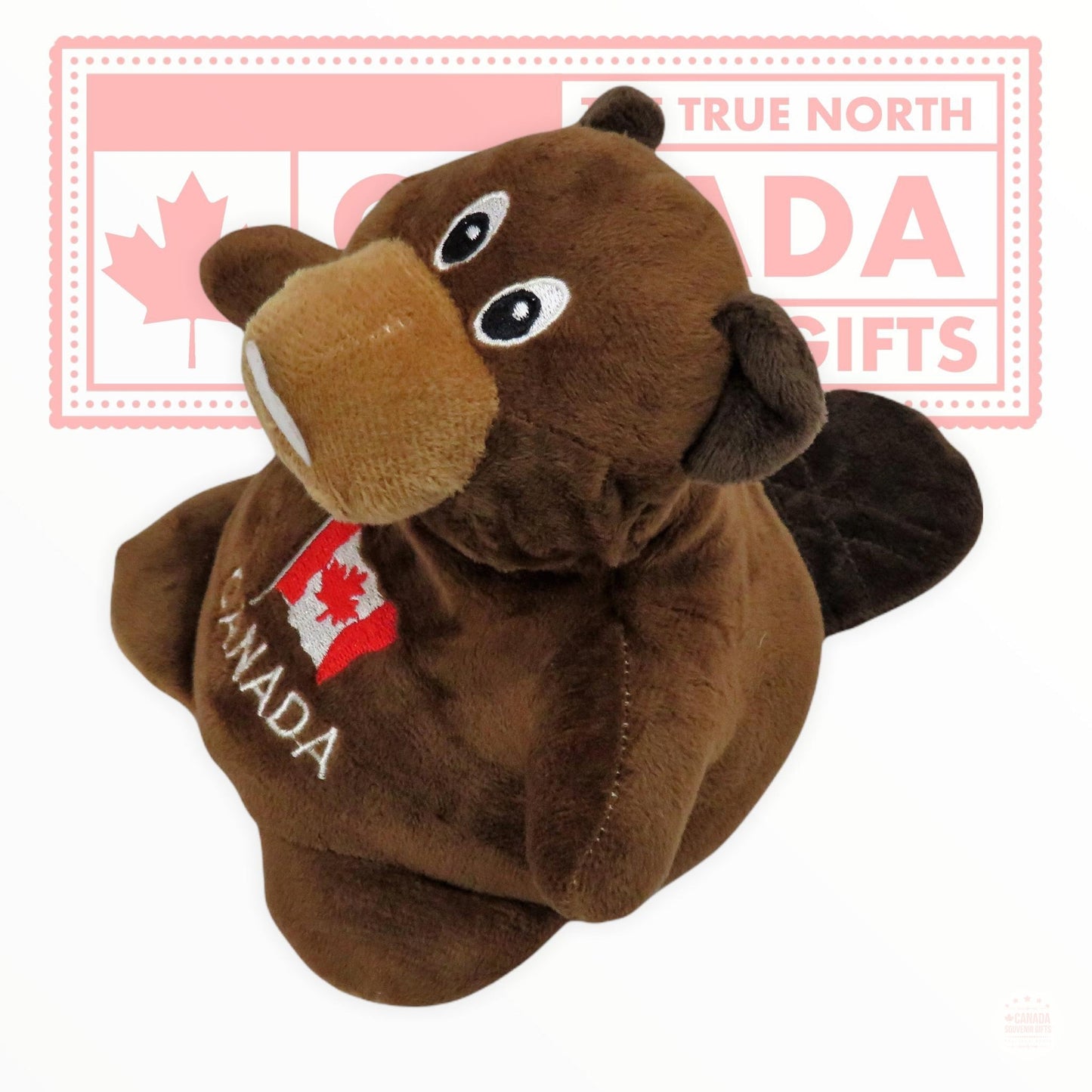 Canada Beaver and Bear Stuffed Animal - 2 in 1 Plush Toy 