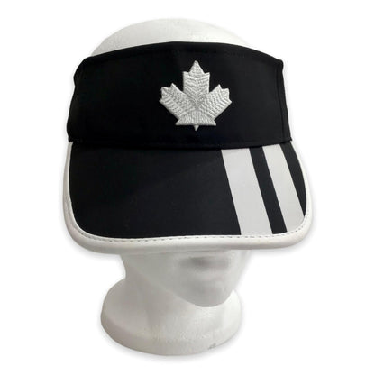 Canada Black Sun Visor Cap