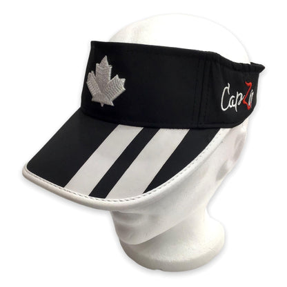 Canada Black Sun Visor Cap