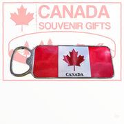 Canada Bottle Opener Fridge Magnet - Canadian Flag Themed