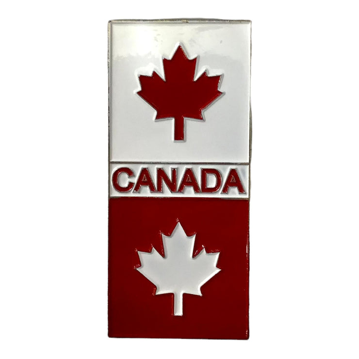 Canada Maple Leaf Red and White Fridge Magnet