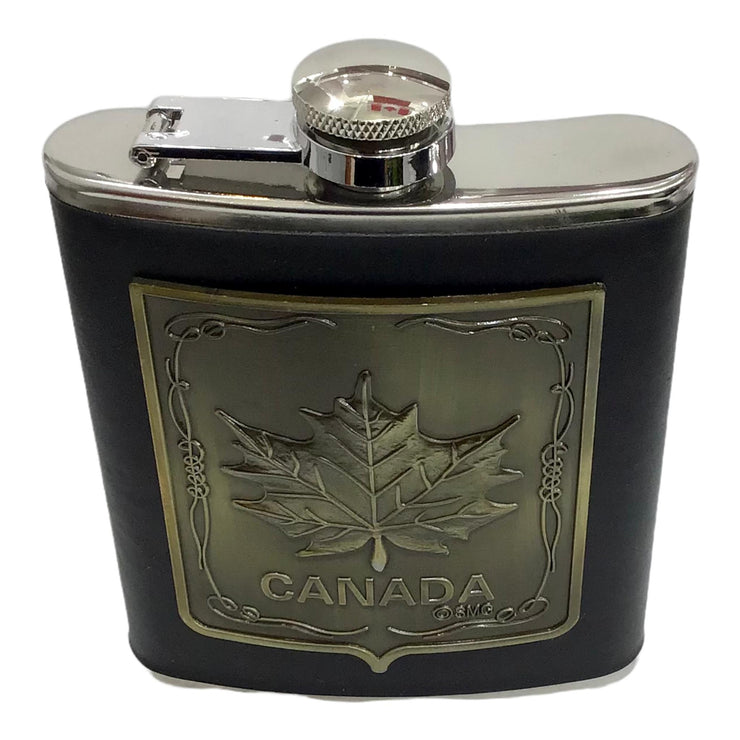 Canada Maple Leaf Vintage Hip Flask for Liquor