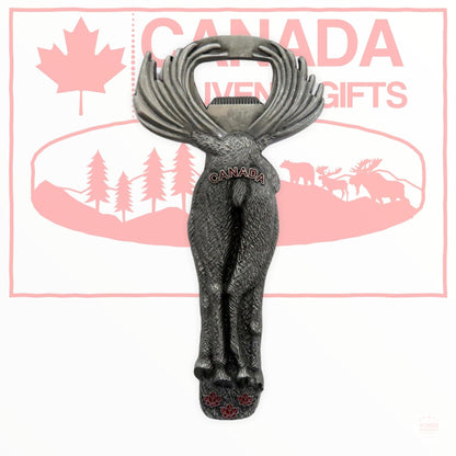 Canada Moose 3D Metal Bottle Opener