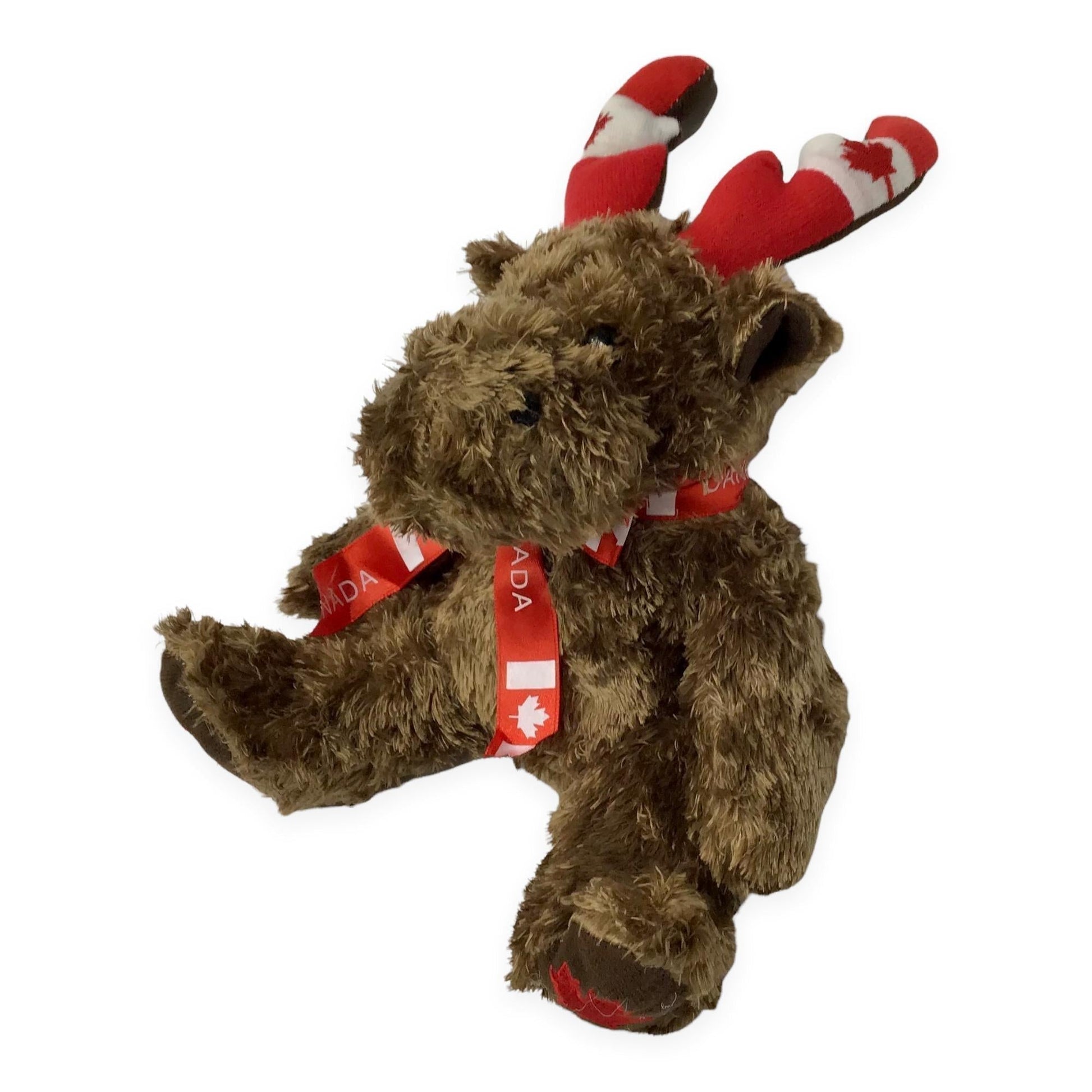 Canada Moose Plush Toy | Plush Toy with Scarf Around The Neck