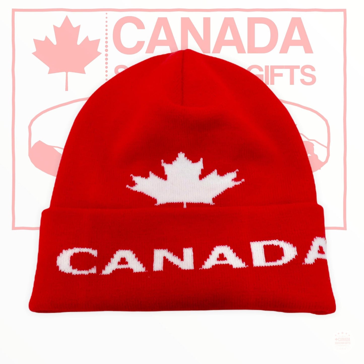 Canada Unisex Winter Toque - Red Beanie