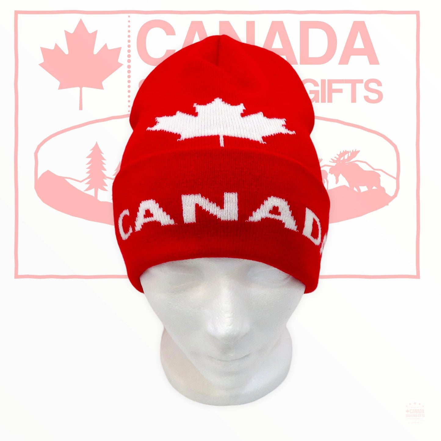 Canada Unisex Winter Toque - Red Beanie