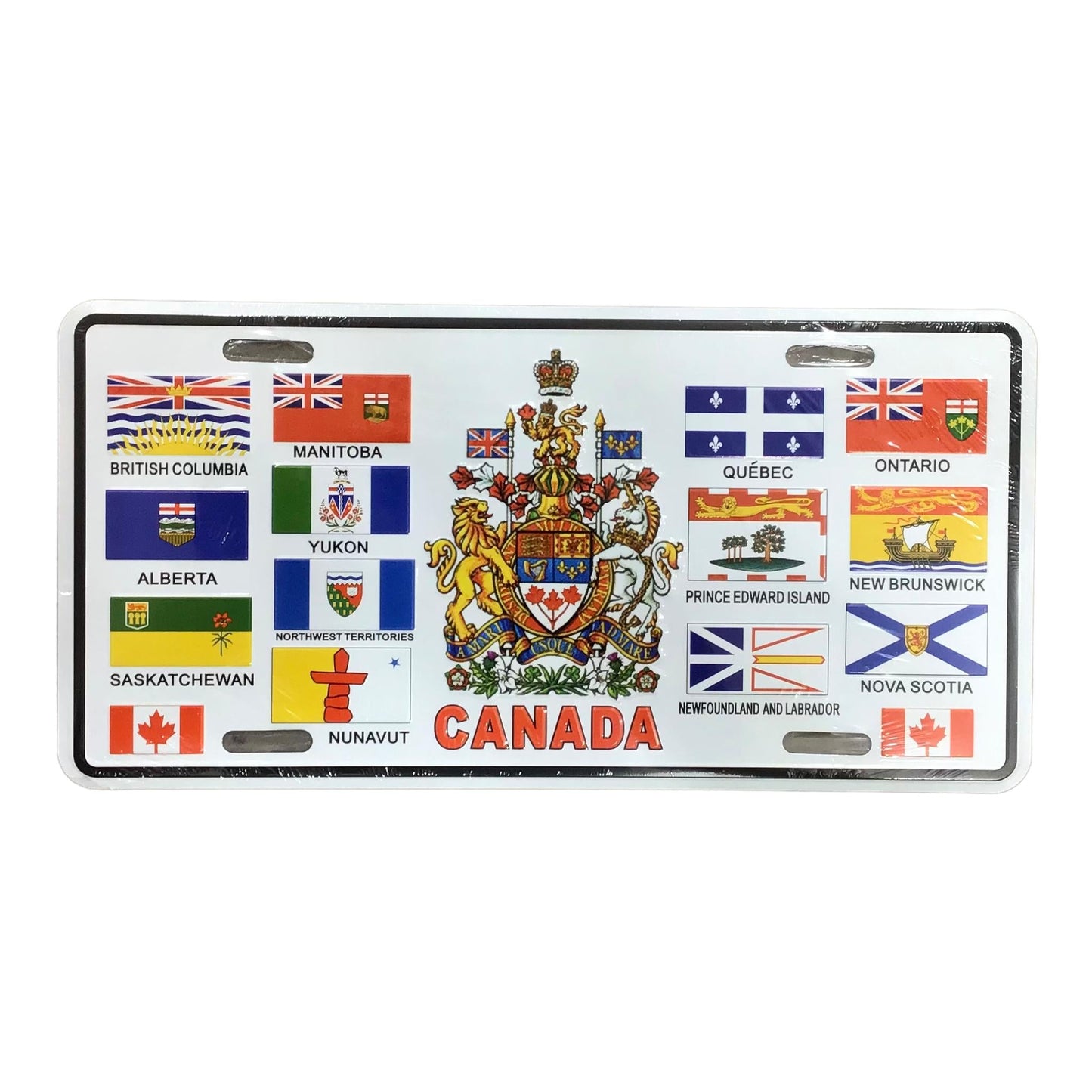 Canada Provincial Flags Customized Quebec Car Plate