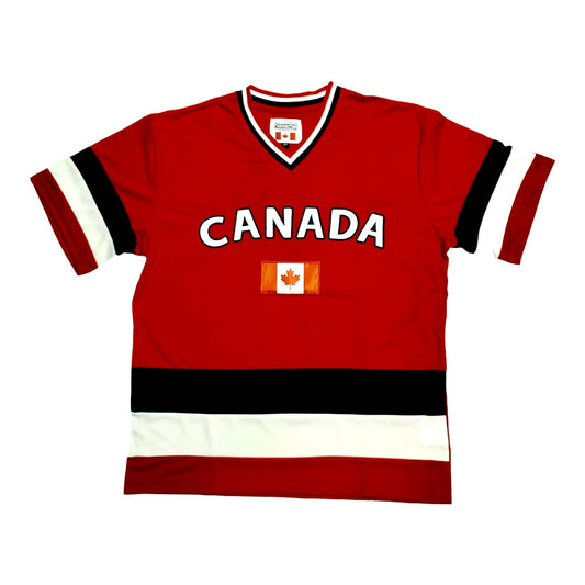 Canada Red Jersey Top Unisex Adult Sport Clothing