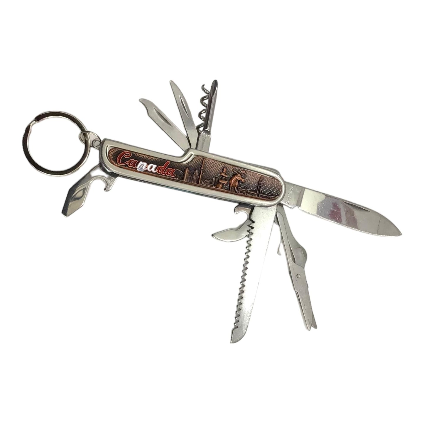 Canada Scenic Pocket Multitool with Safety Locking