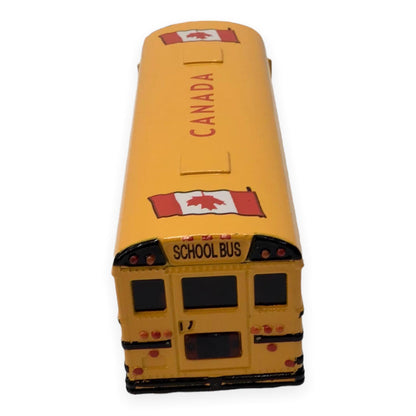 Canada School Bus Metal Diecast Truck Toys Collection