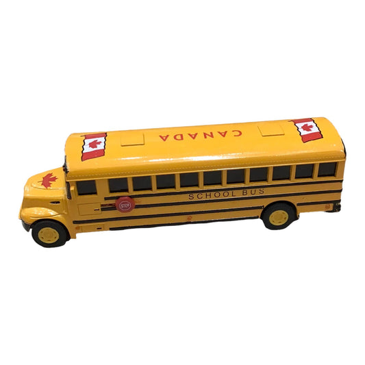 Canada School Bus Toys Metal Die Cast Souvenir Truck Vehicle 7.5 inches