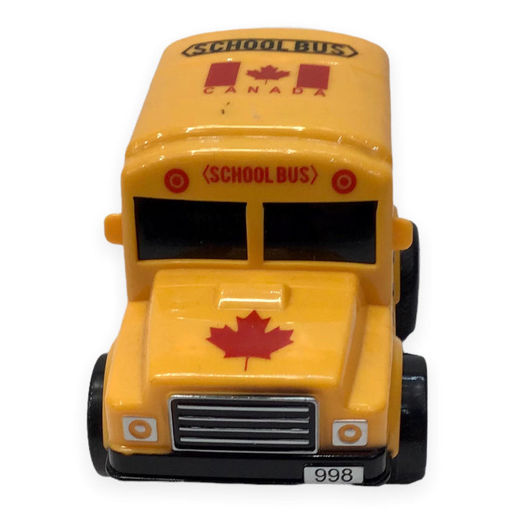 Canada School Bus Vehicle Toy Kids Souvenir