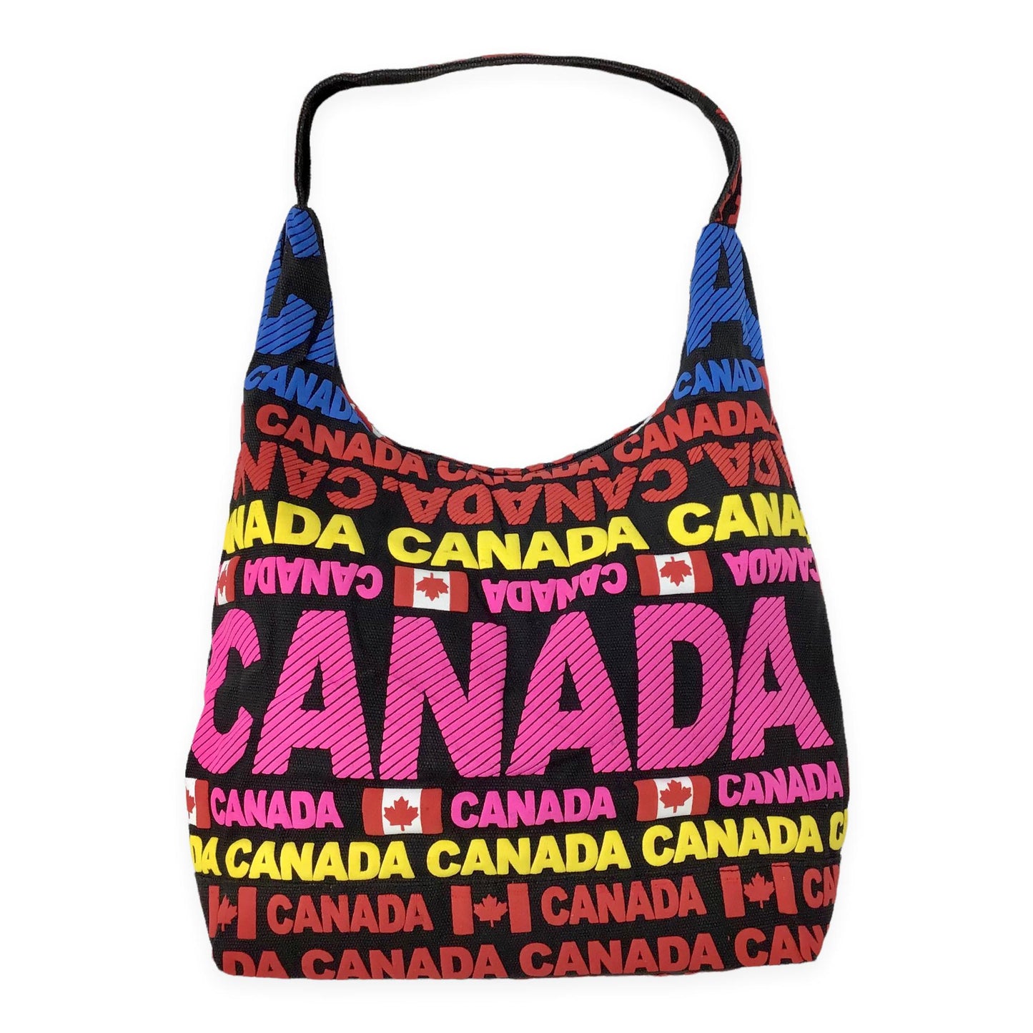 Canada Travel Tote Shoulder Bag | Tote Bag with Zipper and Shoulder Strap | Large Size Grocery Shopping Bag | Girls Shoulder Bag, Beach Bag, Hand Bag