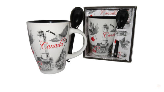 Canada Vintage Great Canadian Landmark Ceramic Coffee Mug