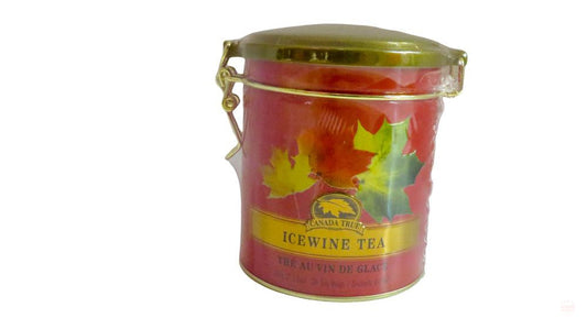 Canadian Ice Wine Tea Tin 60g (1 Pack of 30 Tea Bags) by Canada True - A Perfect Souvenir Gift of Canada