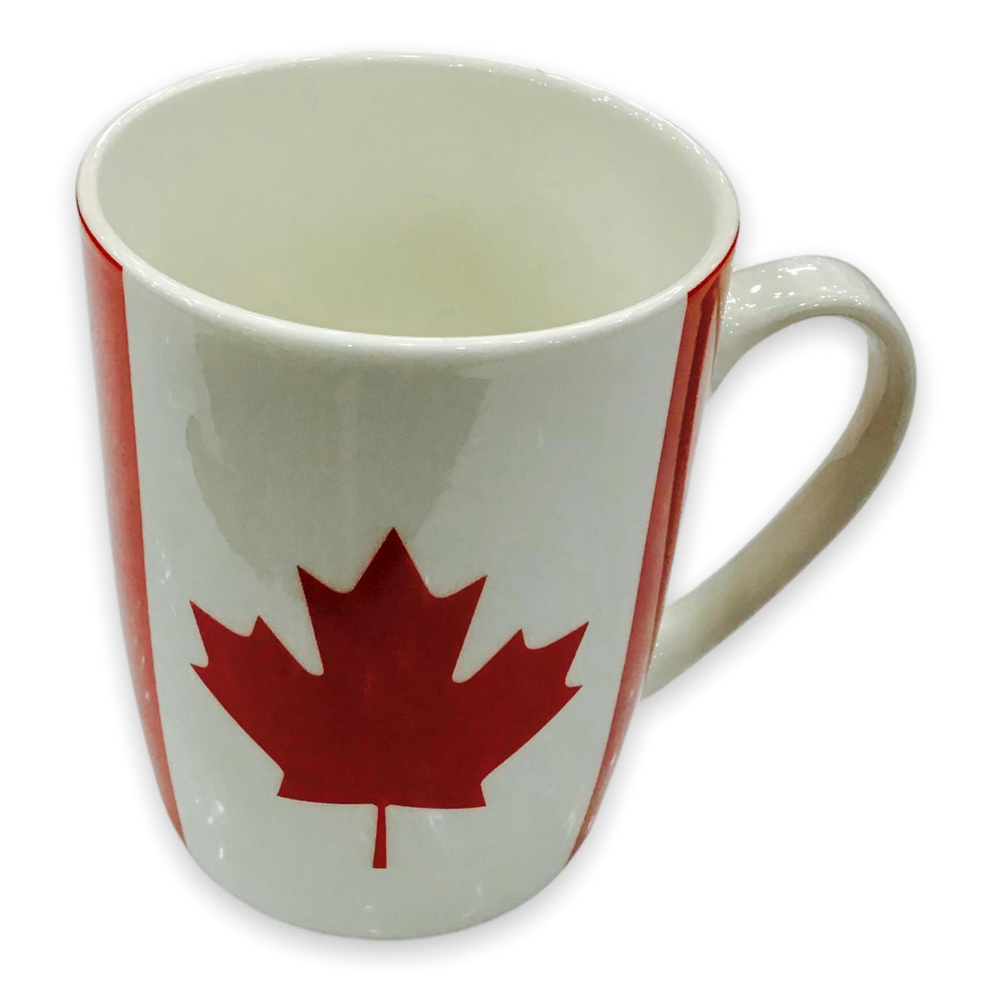 Canadian National Flag Themed Mug - Red and White 13oz Canada Ceramic Coffee Cup