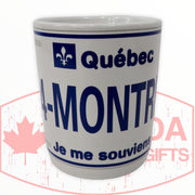 Coffee Mug 514-Montreal 11oz Ceramic | 514 MONTREAL Coffee Cup Quebec License Plate Theme
